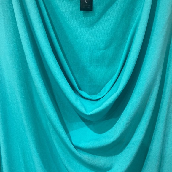 Worthington teal women sleeveless dress size large - Picture 6 of 7